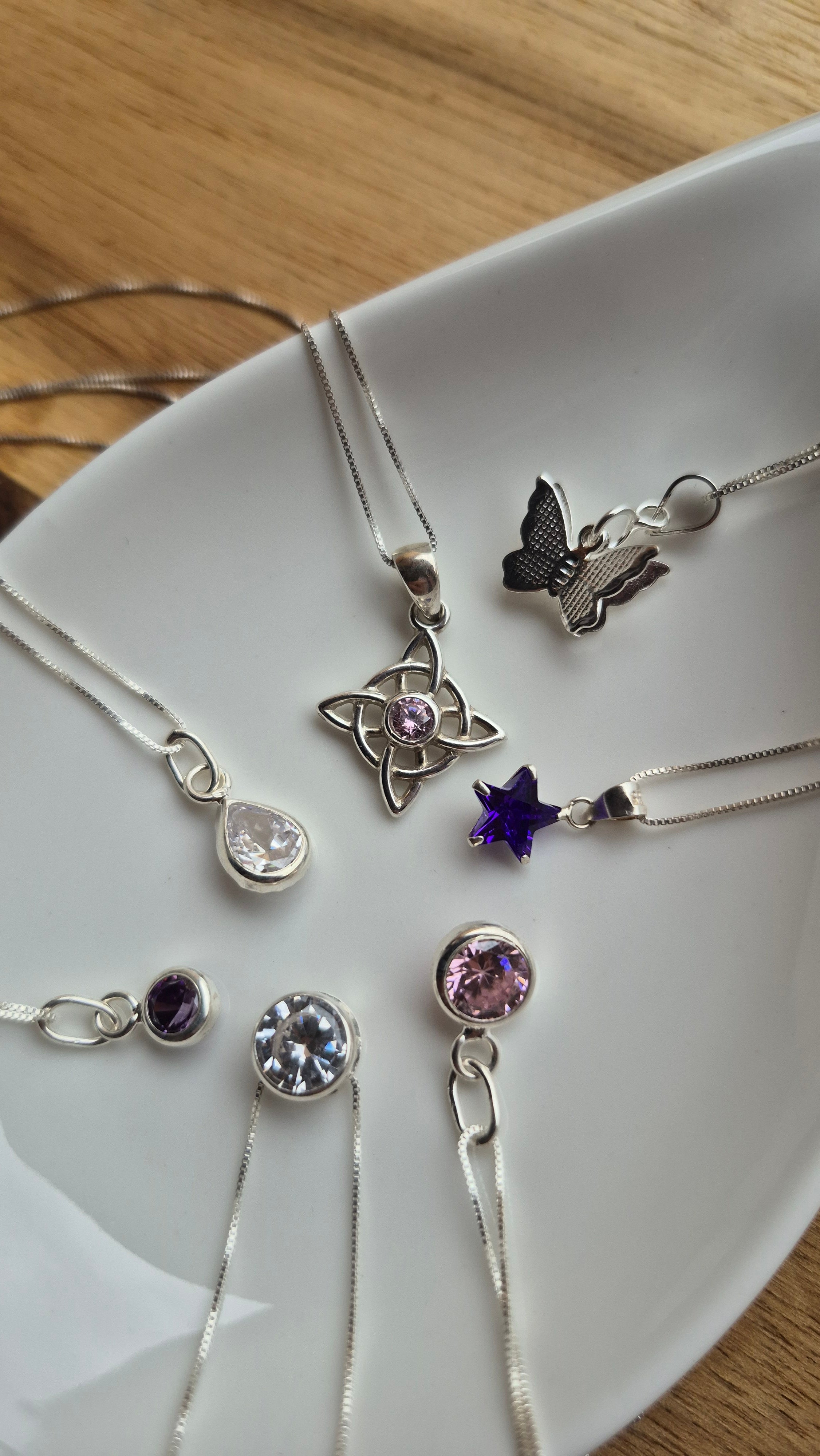 Nudo de Bruja Cuarzo Rosa